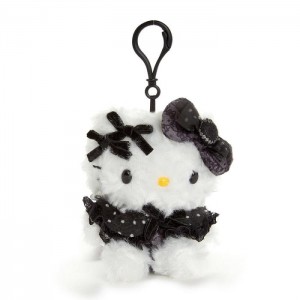 Black Hello Kitty Hello Kitty Mascot Clip (Pretty Pose Monochrome Series) | NZ_HK77040