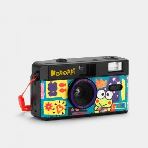 Black Hello Kitty Keroppi Let's Get Hoppin' 35mm Camera | NZ_HK22219