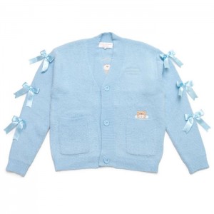 Blue Hello Kitty Cinnamoroll Cozy Kuma JapanLA Cardigan | NZ_HK64205