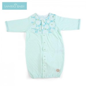 Blue Hello Kitty Sanrio Baby Organic Cotton Keroppi Convertible Gown | NZ_HK76807