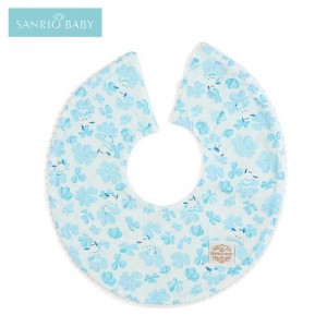 Blue Hello Kitty Sanrio Baby Organic Cotton Pochacco Bib | NZ_HK42567