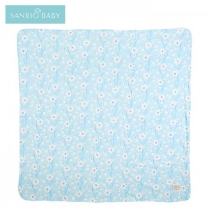 Blue Hello Kitty Sanrio Baby Organic Cotton Cinnamoroll Swaddle Blanket | NZ_HK17119