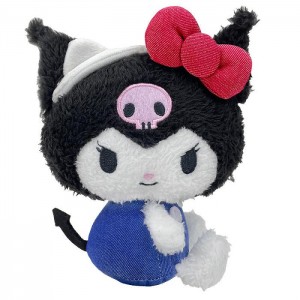 Blue / Black Hello Kitty Kuromi 6" Mascot Plush (Hello, Everyone! Series) | NZ_HK69153