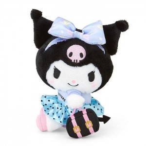 Blue / Black Hello Kitty Kuromi Plush Mascot Keychain (Day at the Funfair Series) | NZ_HK47455