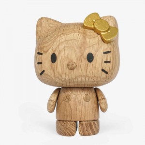 Brown Hello Kitty Hello Kitty x Boyhood Limited Edition Oak Figurine (50th Anniversary) | NZ_HK28577