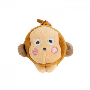 Brown Hello Kitty Monkichi Plush Mascot Clip | NZ_HK32034