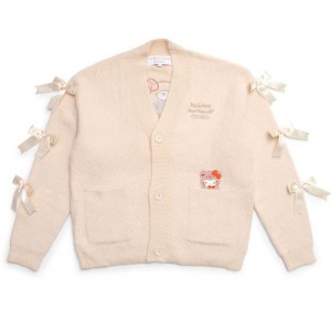 Cream Hello Kitty Hello Kitty Cozy Kuma JapanLA Cardigan | NZ_HK27139