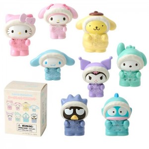 Multicolor Hello Kitty Sanrio Characters Mini Figurine Blind Box (Winter Snowsuit Series) | NZ_HK51229