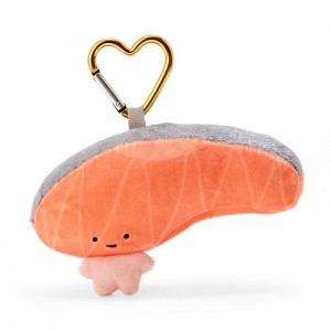 Orange Hello Kitty Kirimichan Plush Mascot All My Heart Keychain | NZ_HK38615