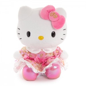 Pink Hello Kitty Hello Kitty 50th Anniversary 2024 Limited Edition 15" Plush | NZ_HK85782