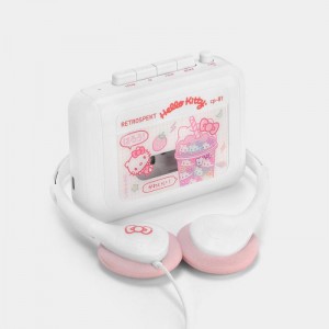 Pink Hello Kitty Hello Kitty Strawberry Milk CP-81 Portable Cassette Player | NZ_HK98212