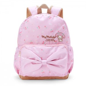 Pink Hello Kitty My Melody Kids Sweet Ribbon Backpack | NZ_HK18573