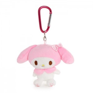 Pink Hello Kitty My Melody Plush Mascot Carabiner | NZ_HK32718