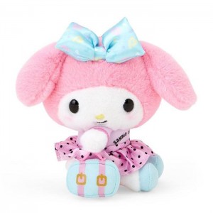 Pink Hello Kitty My Melody Plush Mascot Keychain (Day at the Funfair Series) | NZ_HK93305