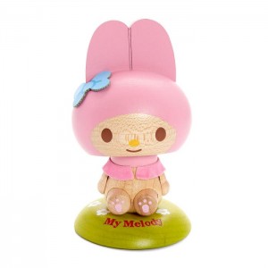 Pink Hello Kitty My Melody Wooden Bobblehead | NZ_HK57508