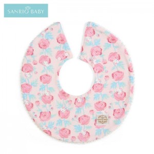 Pink Hello Kitty Sanrio Baby Organic Cotton Hello Kitty Bib | NZ_HK97694