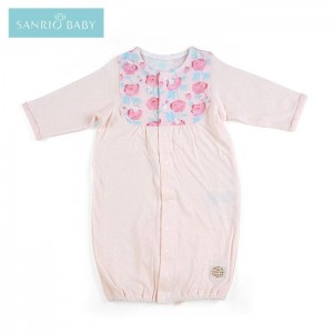 Pink Hello Kitty Sanrio Baby Organic Cotton Hello Kitty Convertible Gown | NZ_HK40767