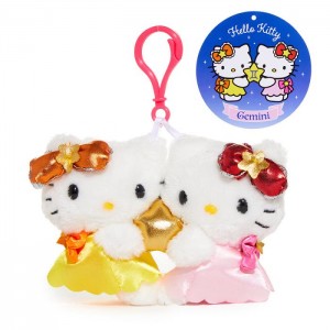 Pink / Yellow Hello Kitty Hello Kitty Gemini Mascot Clip (Zodiac Series) | NZ_HK52891