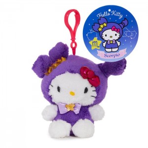 Purple Hello Kitty Hello Kitty Scorpio Mascot Clip (Zodiac Series) | NZ_HK99104