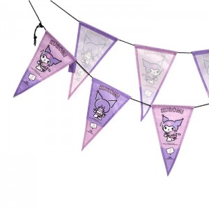 Purple Hello Kitty Kuromi Decorative Flag Set (Camping Series) | NZ_HK76645