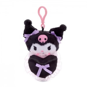 Purple / Black Hello Kitty Kuromi Lovely Ribbons Mascot Clip | NZ_HK14632