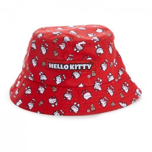 Red Hello Kitty Hello Kitty Kids Bucket Hat (Ruby Red Series) | NZ_HK36936