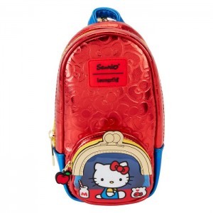 Red Hello Kitty Hello Kitty x Loungefly 50th Anniversary Classic Mini Backpack Pencil Case | NZ_HK94260