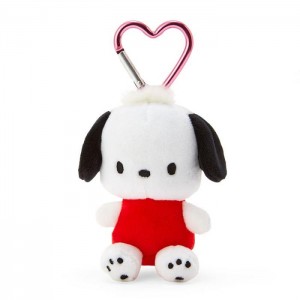 Red Hello Kitty Pochacco Plush Mascot All My Heart Keychain | NZ_HK51560