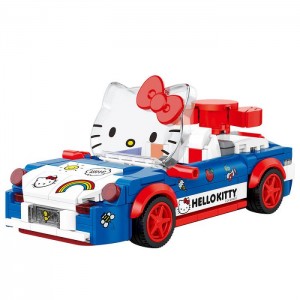 Red / Blue Hello Kitty Hello Kitty x Brickcraft Custom Convertible Building Set | NZ_HK32304