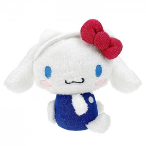 White / Blue Hello Kitty Cinnamoroll 6" Mascot Plush (Hello, Everyone! Series) | NZ_HK79749