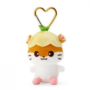 White / Yellow Hello Kitty Corocorokuririn Plush Mascot All My Heart Keychain | NZ_HK58380