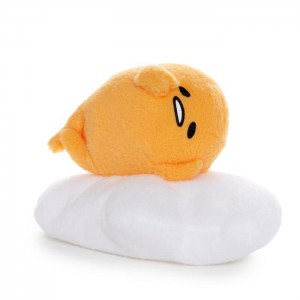 Yellow / White Hello Kitty Gudetama 6" Bean Doll Plush | NZ_HK10126