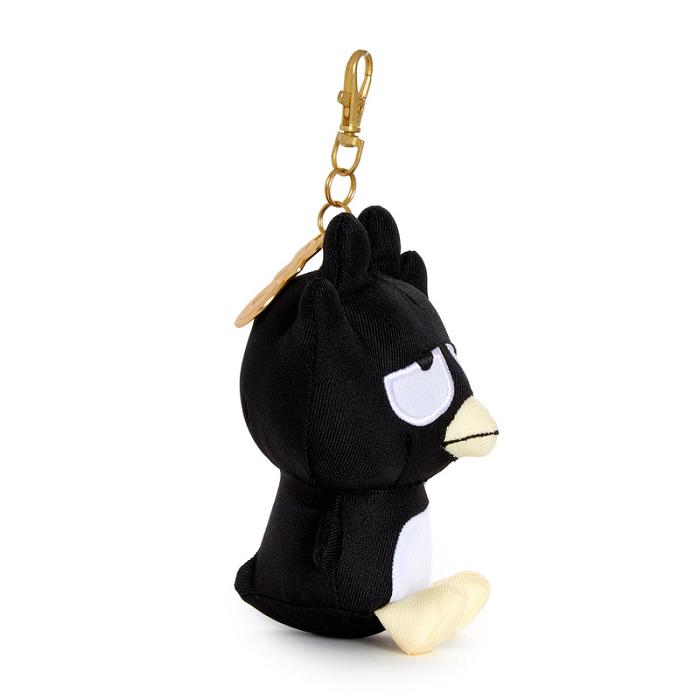 Black Hello Kitty Badtz-maru Mascot Keychain (Denim Series) | NZ_HK51403