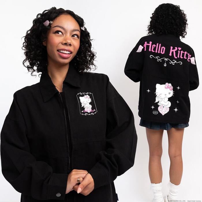 Black Hello Kitty Hello Kitty Angel JapanLA Jacket | NZ_HK87830