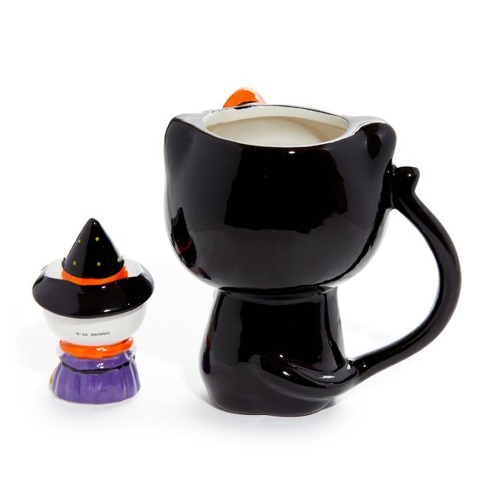 Black Hello Kitty Hello Kitty Halloween Costume Ceramic Mug and Figurine Gift Set | NZ_HK22549