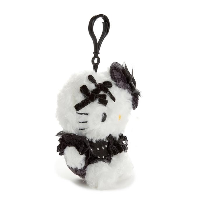 Black Hello Kitty Hello Kitty Mascot Clip (Pretty Pose Monochrome Series) | NZ_HK77040