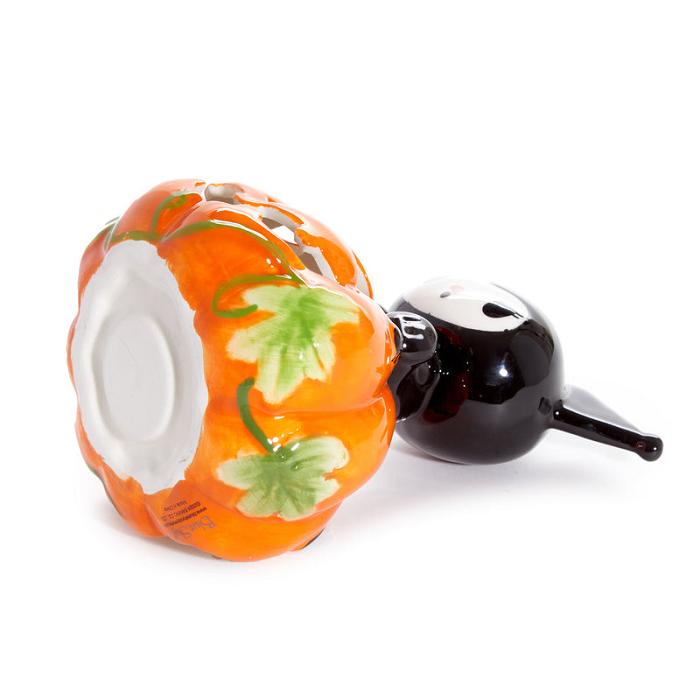 Black / Orange Hello Kitty Kuromi Skeleton Ceramic Tealight Holder | NZ_HK74975