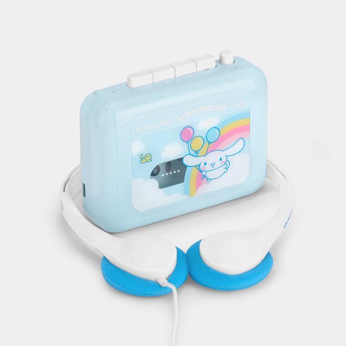 Blue Hello Kitty Cinnamoroll Classic CP-81 Portable Cassette Player | NZ_HK55152