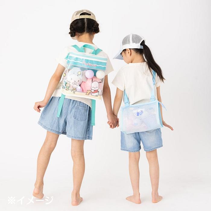 Blue Hello Kitty Cinnamoroll Clear View Kids Backpack | NZ_HK89977