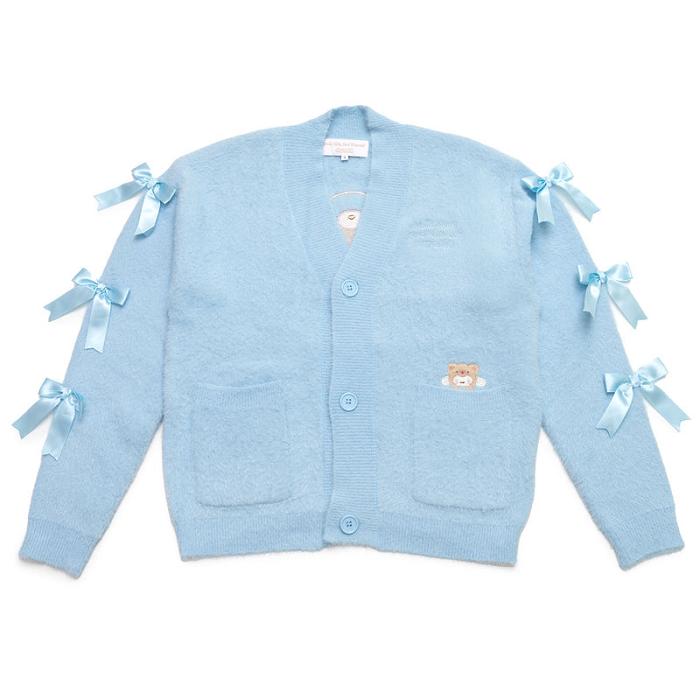 Blue Hello Kitty Cinnamoroll Cozy Kuma JapanLA Cardigan | NZ_HK64205