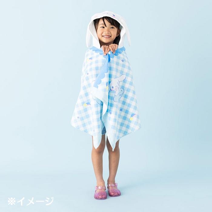 Blue Hello Kitty Cinnamoroll Kids Hooded Towel | NZ_HK38866