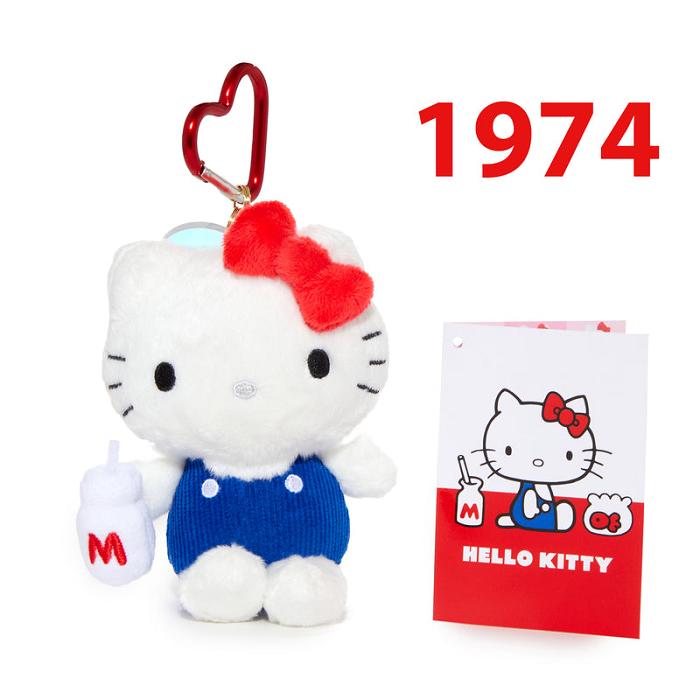 Blue Hello Kitty Hello Kitty 50th Anniversary Plush Mascot (1974) | NZ_HK32385