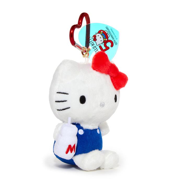 Blue Hello Kitty Hello Kitty 50th Anniversary Plush Mascot (1974) | NZ_HK32385