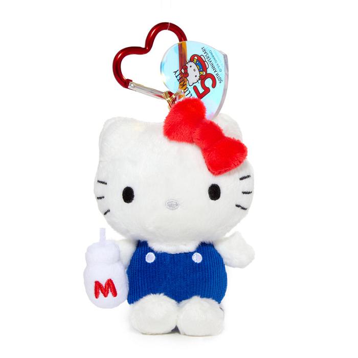 Blue Hello Kitty Hello Kitty 50th Anniversary Plush Mascot (1974) | NZ_HK32385