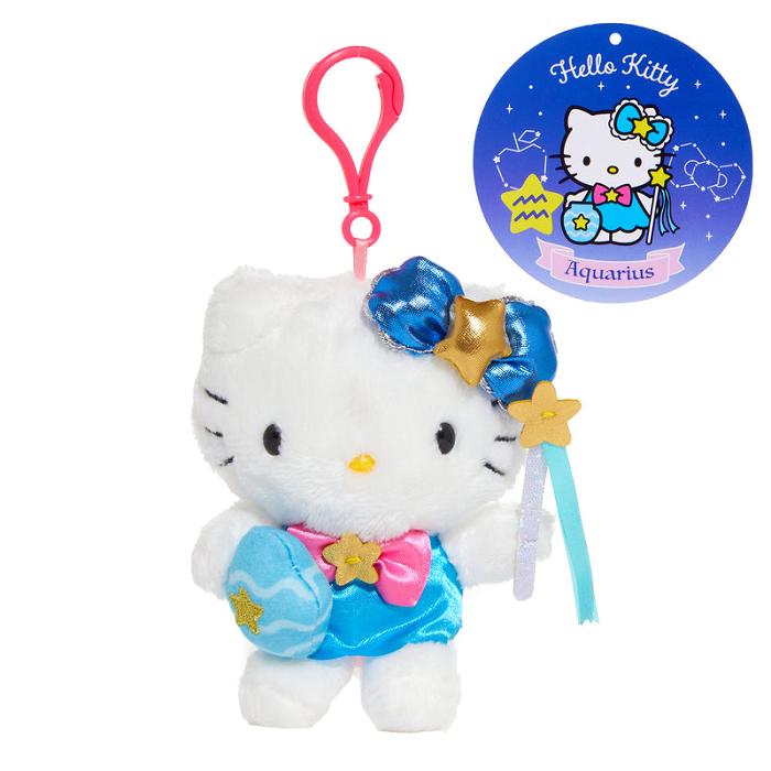 Blue Hello Kitty Hello Kitty Aquarius Mascot Clip (Zodiac Series) | NZ_HK46252