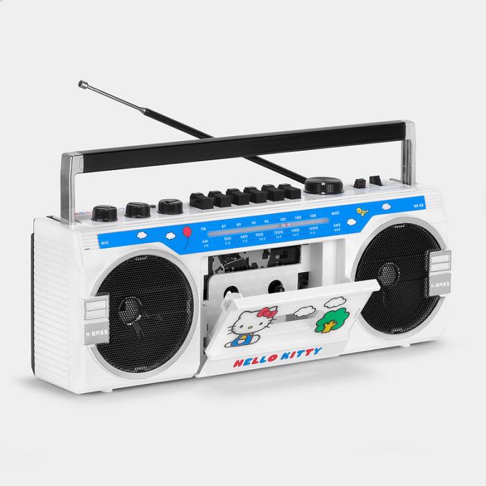 Blue Hello Kitty Hello Kitty Classic BX-85 Bluetooth Cassette Player Boombox | NZ_HK54079