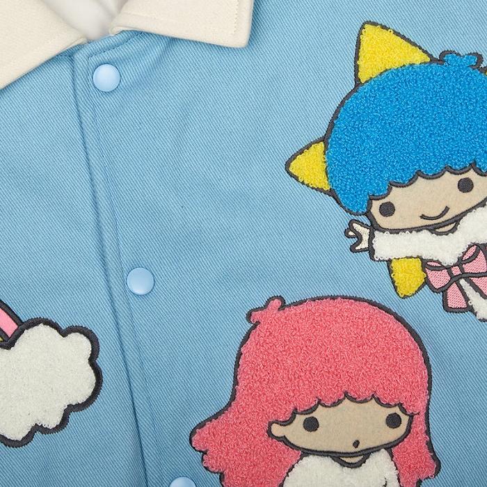 Blue Hello Kitty LittleTwinStars x Dumbgood Varsity Jacket | NZ_HK75663