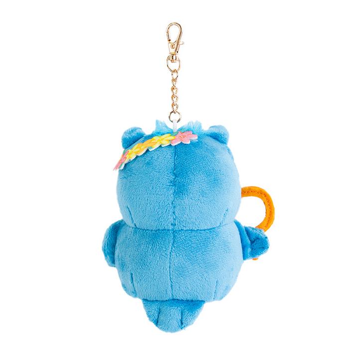 Blue Hello Kitty PataPataPeppy Plush Mascot Keychain (Flower Power Series) | NZ_HK57822