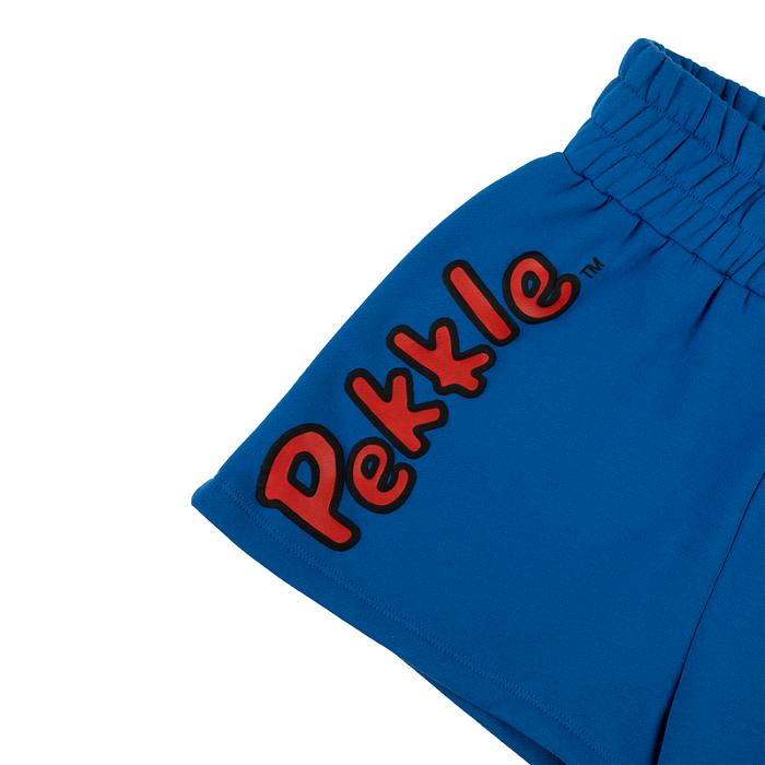 Blue Hello Kitty Pekkle x Dumbgood Puff Print Boxing Short | NZ_HK76152