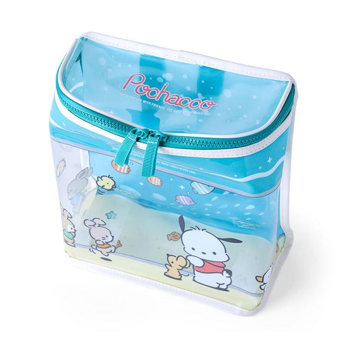 Blue Hello Kitty Pochacco Clear View Kids Backpack | NZ_HK32342